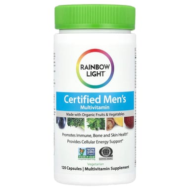 Мультивитамины Rainbow Light Certified Men's, 120 капсул