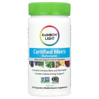 Фото товара: Мультивитамины Rainbow Light Certified Men's, 120 капсул