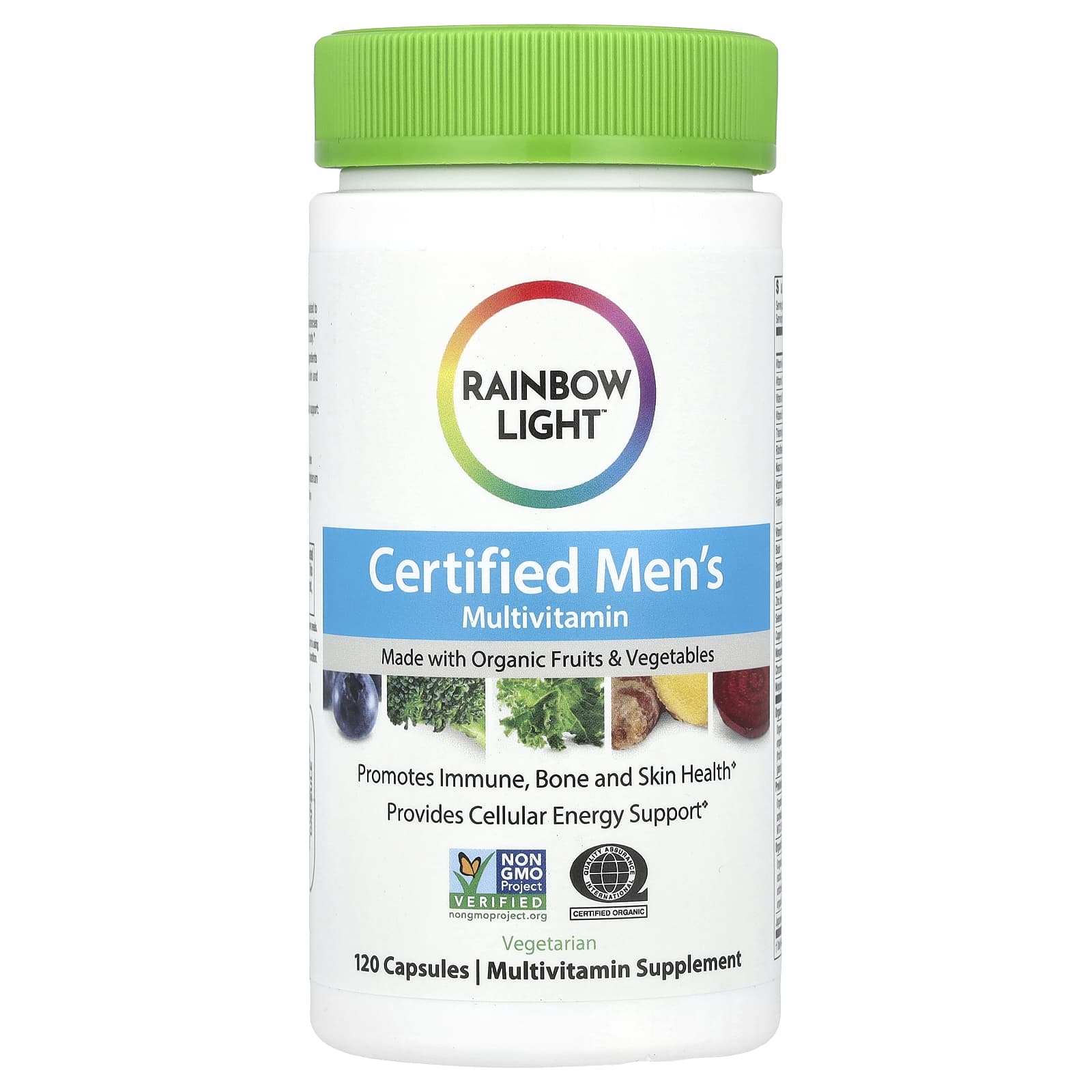 Мультивитамины Rainbow Light Certified Men's, 120 капсул