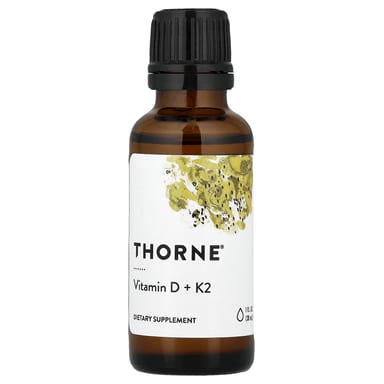 Витамин D Thorne + K2, 30 мл