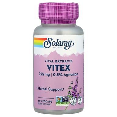 Витекс Solaray Vital Extracts, 60 растительных капсул