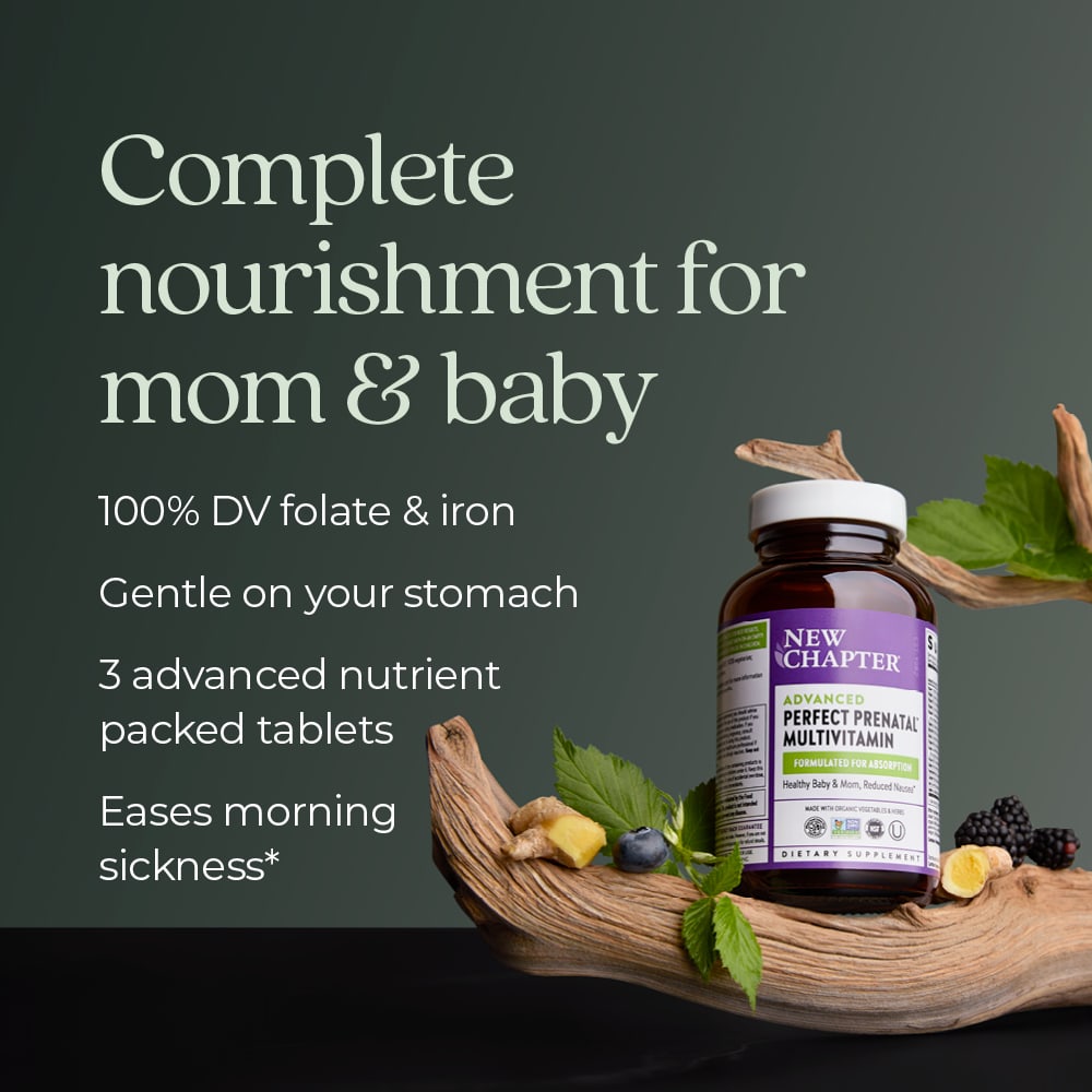 Мультивитамины New Chapter Advanced Perfect Prenatal™, 270 растительных таблеток — фото 7