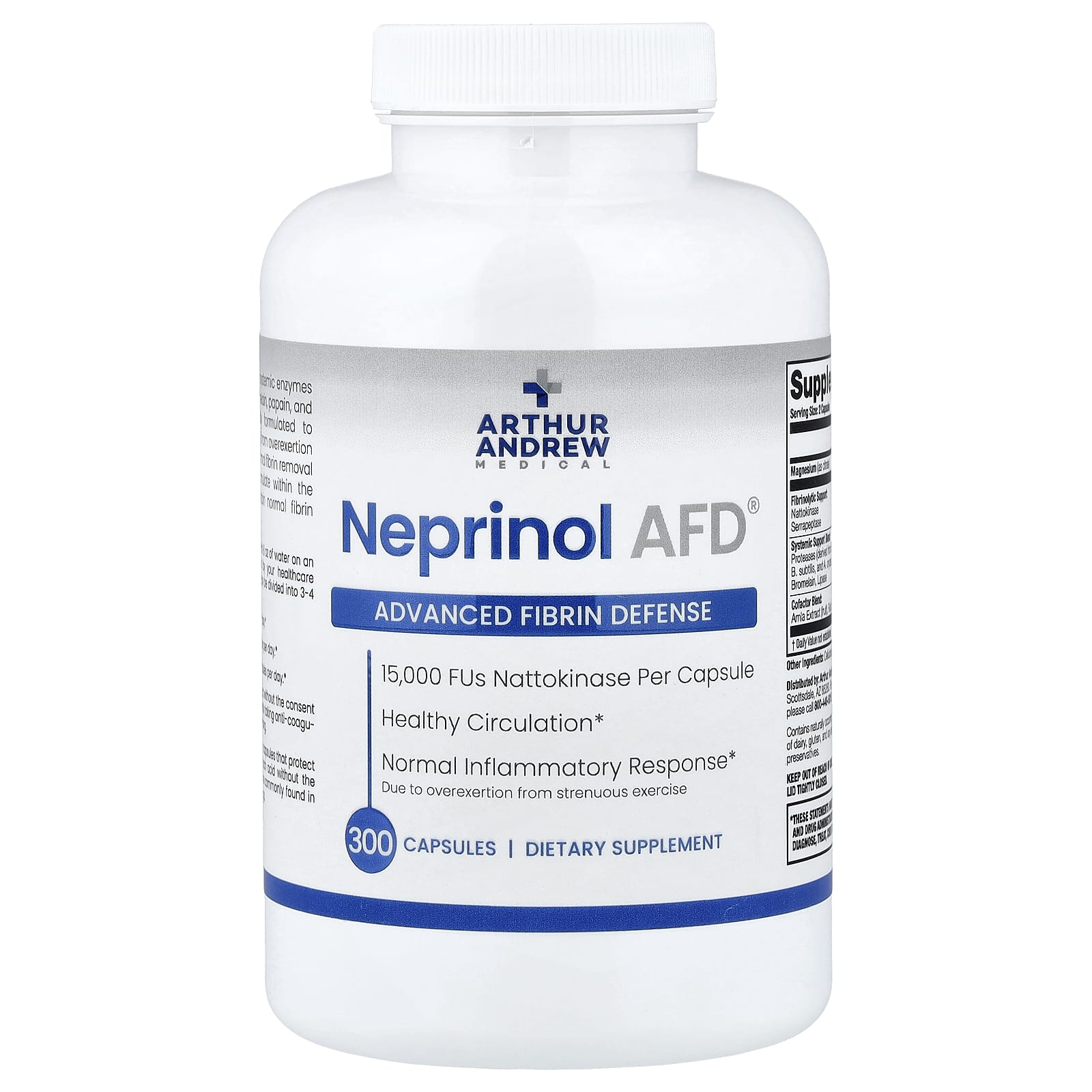 Ферментный комплекс Neprinol Arthur Andrew Medical AFD®, 300 капсул