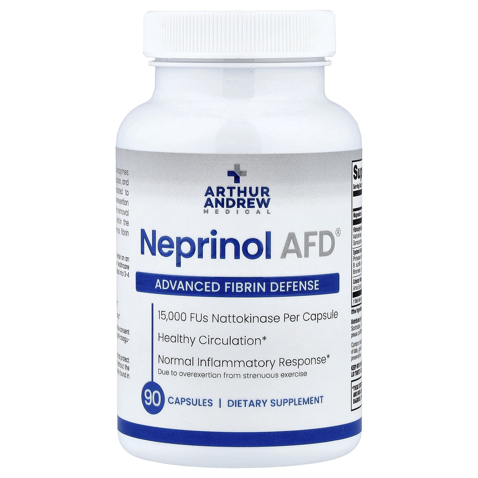 Ферментный комплекс Neprinol Arthur Andrew Medical AFD®, 90 капсул