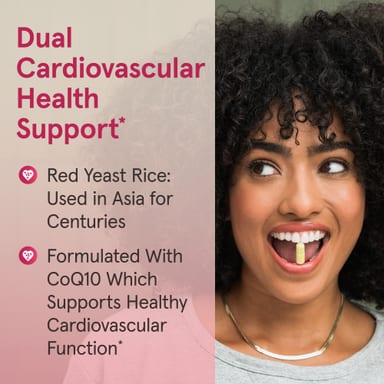 Рис Jarrow Formulas Red Yeast + Co-Q10, 120 растительных капсул