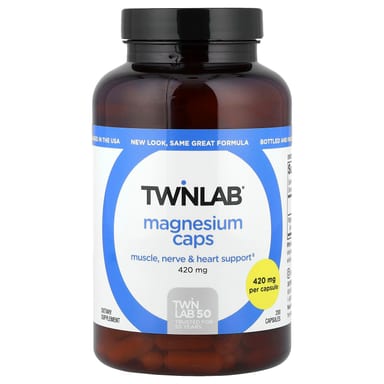 Магний Twinlab Caps, 420 мг, 200 капсул