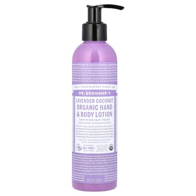 Лосьон для тела Dr. Bronner's Organic Hand & Lavender Coconut, 237 мл