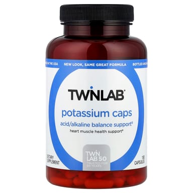 Калий Twinlab Caps, 99 мг, 180 капсул