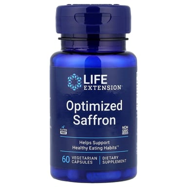 Оптимизированный шафран Life Extension, 78 мг, 60 растительных капсул