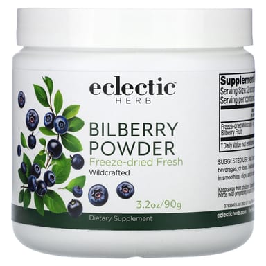 Порошок черники Eclectic Herb, 90 г
