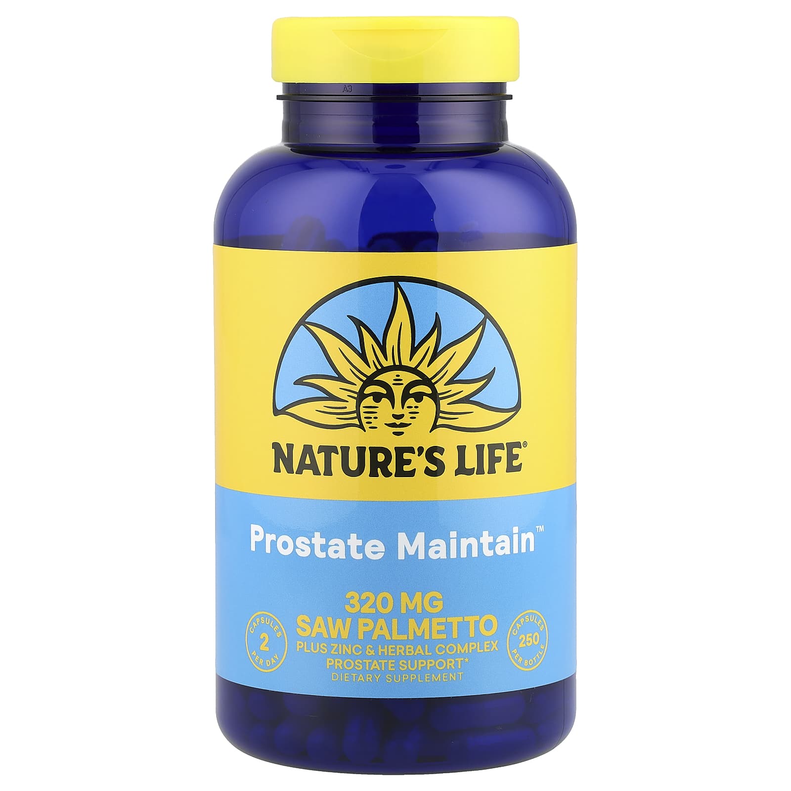 Поддержка простаты Nature's Life, 250 капсул