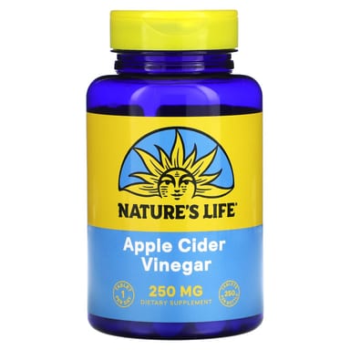 Яблочный уксус Nature's Life, 250 мг, 250 таблеток