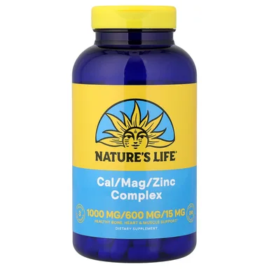 Фото товара: Комплекс Nature's Life Cal/Mag/Zinc, 250 таблеток