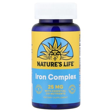 Комплекс Nature's Life Iron, 50 капсул