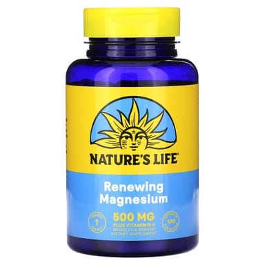 Магний Nature's Life Renewing, 100 растительных капсул