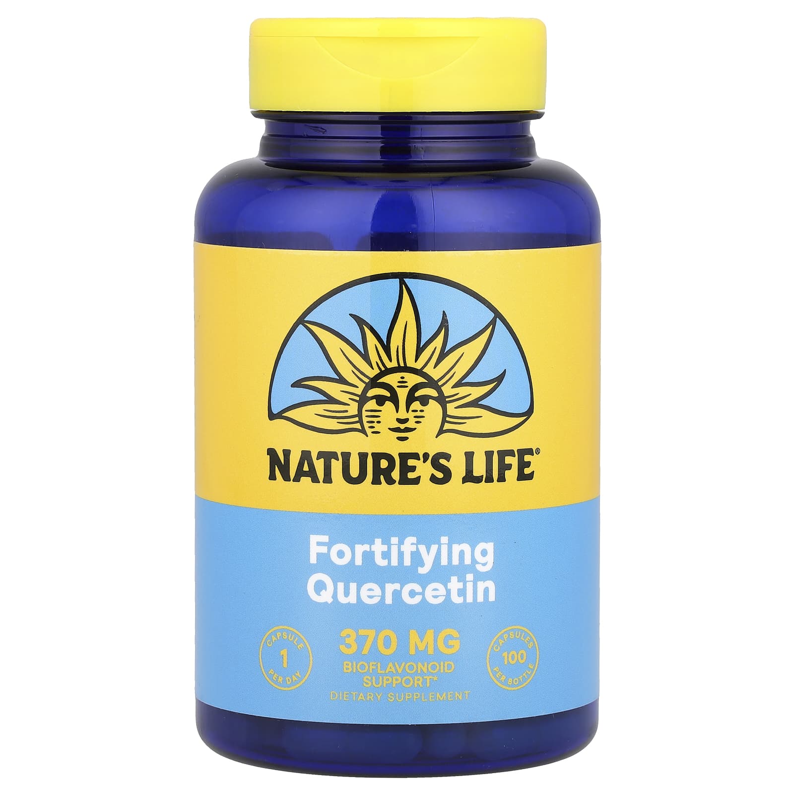 Кверцетин Nature's Life Fortifying, 370 мг, 100 капсул