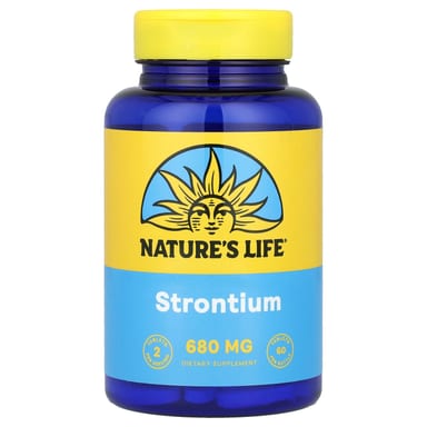 Стронций Nature's Life, 340 мг, 60 таблеток