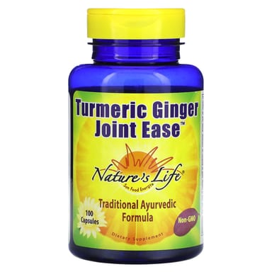 Куркума Nature's Life Ginger Joint Ease, 100 капсул