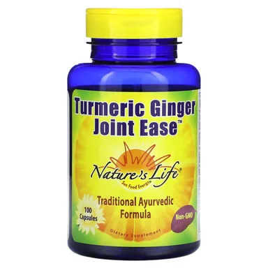 Фото товара: Куркума Nature's Life Ginger Joint Ease, 100 капсул