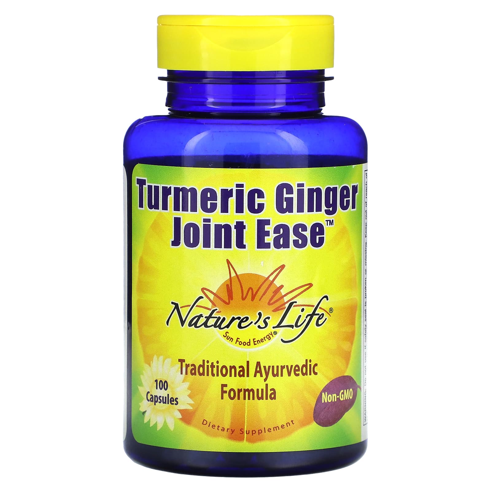 Куркума Nature's Life Ginger Joint Ease, 100 капсул
