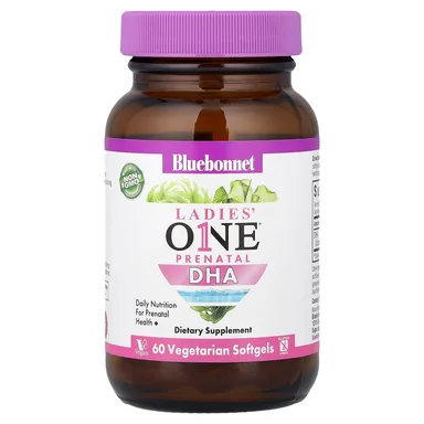 Фото товара: DHA для беременных Bluebonnet Nutrition Ladies' One®, 200 мг, мягкие капсулы