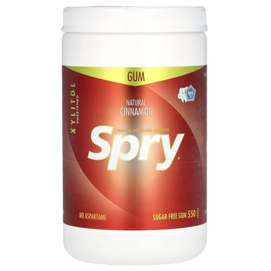 Жевательная резинка Spry без сахара Xlear Spry® Chewing Gum 550 Pieces, вкус Natural Cinnamon, без сахара