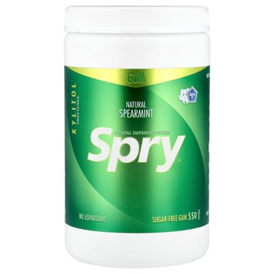 Жевательная резинка Spry без сахара Xlear Spry®® Chewing Gum Natural Spearmint 550 Pieces, без сахара