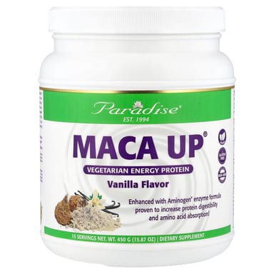Протеин Paradise Herbs Maca Up® Vegetarian Energy, вкус Vanilla, 450 г