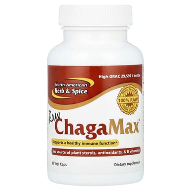 Чага  North American Herb & Spice, 90 вегетарианских капсул