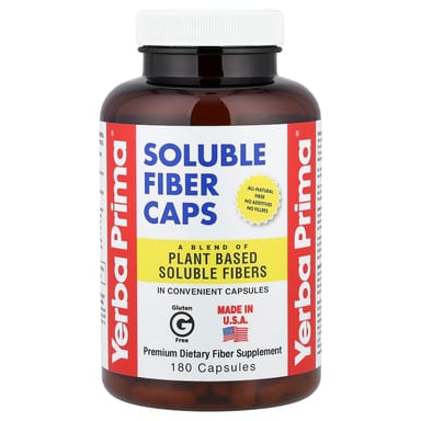 Клетчатка Yerba Prima Soluble Caps, 180 капсул