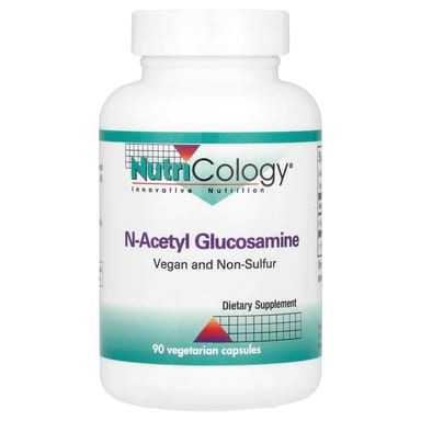 Глюкозамин Nutricology N-Acetyl, 500 мг, 90 растительных капсул