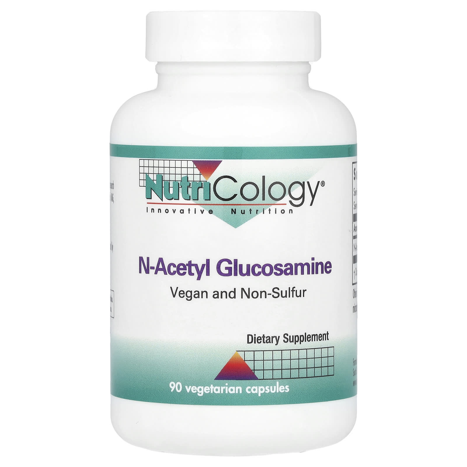 Глюкозамин Nutricology N-Acetyl, 500 мг, 90 растительных капсул