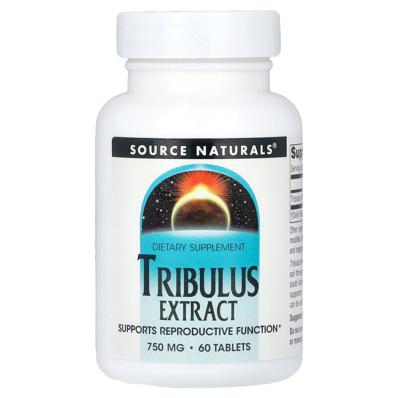 Трибулус Source Naturals Tribulus Extract, 750 мг, 60 таблеток