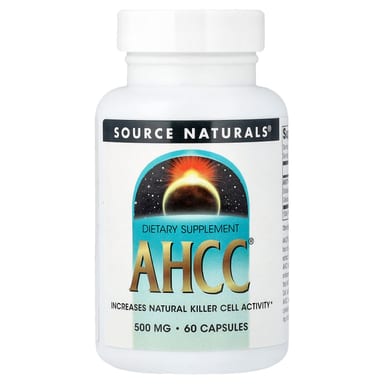 AHCC Source Naturals®, 0.5 г, 60 капсул