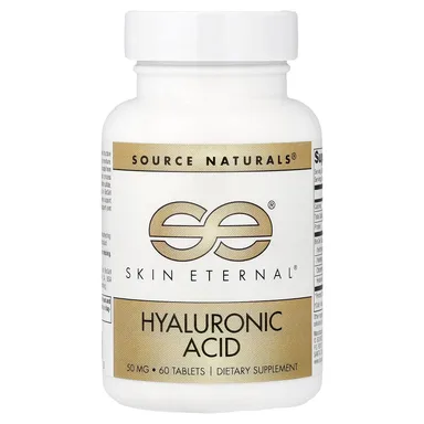 Фото товара: Гиалуроновая кислота Source Naturals Skin Eternal®, 60 таблеток