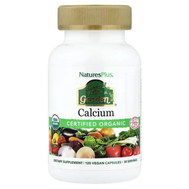 Кальций NaturesPlus Source of Life® Garden®, 120 растительных капсул