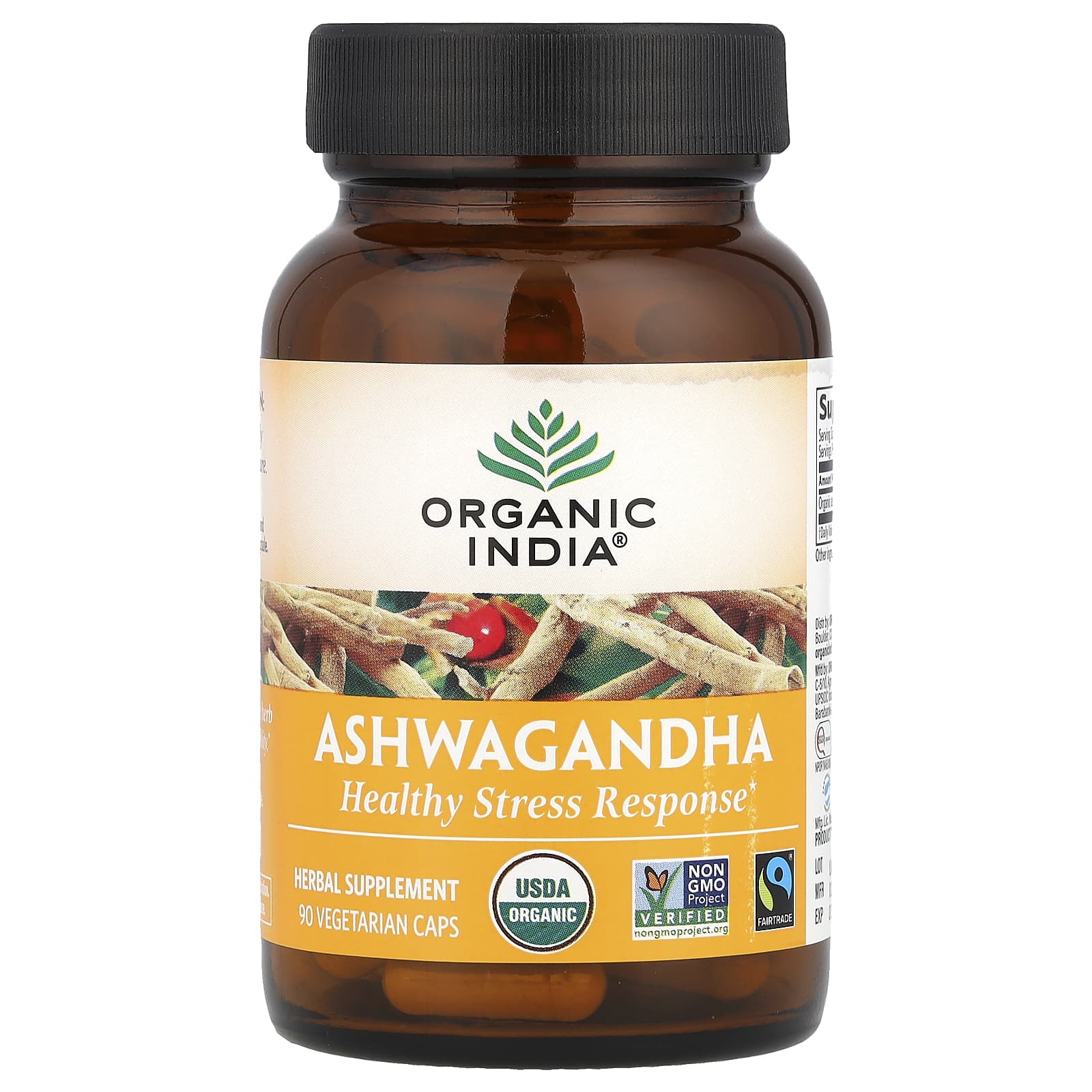 Ашваганда Organic India, 400 мг, капсулы