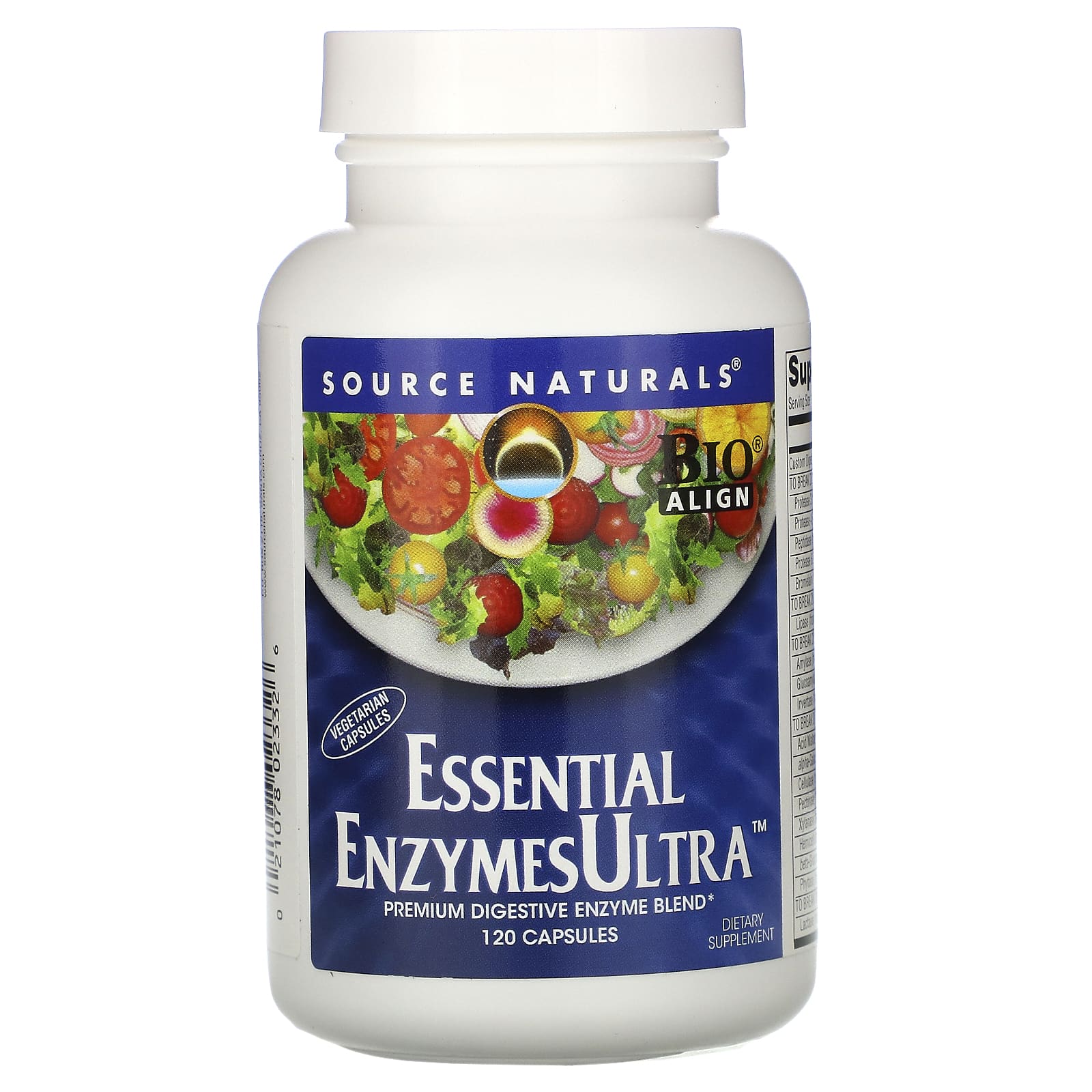 Ферментный комплекс EnzymesUltra Source Naturals Essential™, 120 капсул