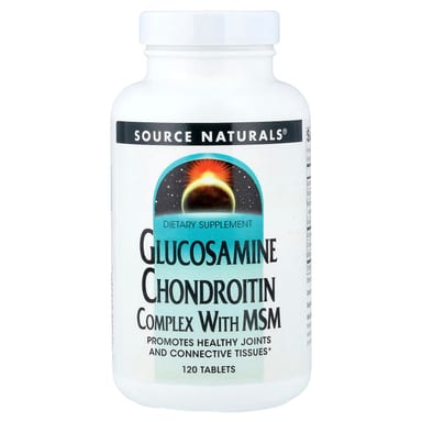 Хондроитин Source Naturals Glucosamine Complex With MSM, 120 таблеток