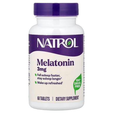 Мелатонин Natrol, 3 мг, 60 таблеток