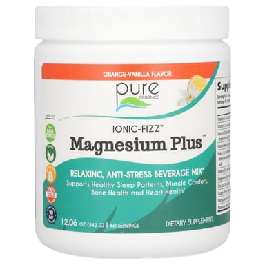 Магний Pure Essence lonic-Fizz™ Plus™ Orange-Vanilla, 342 г
