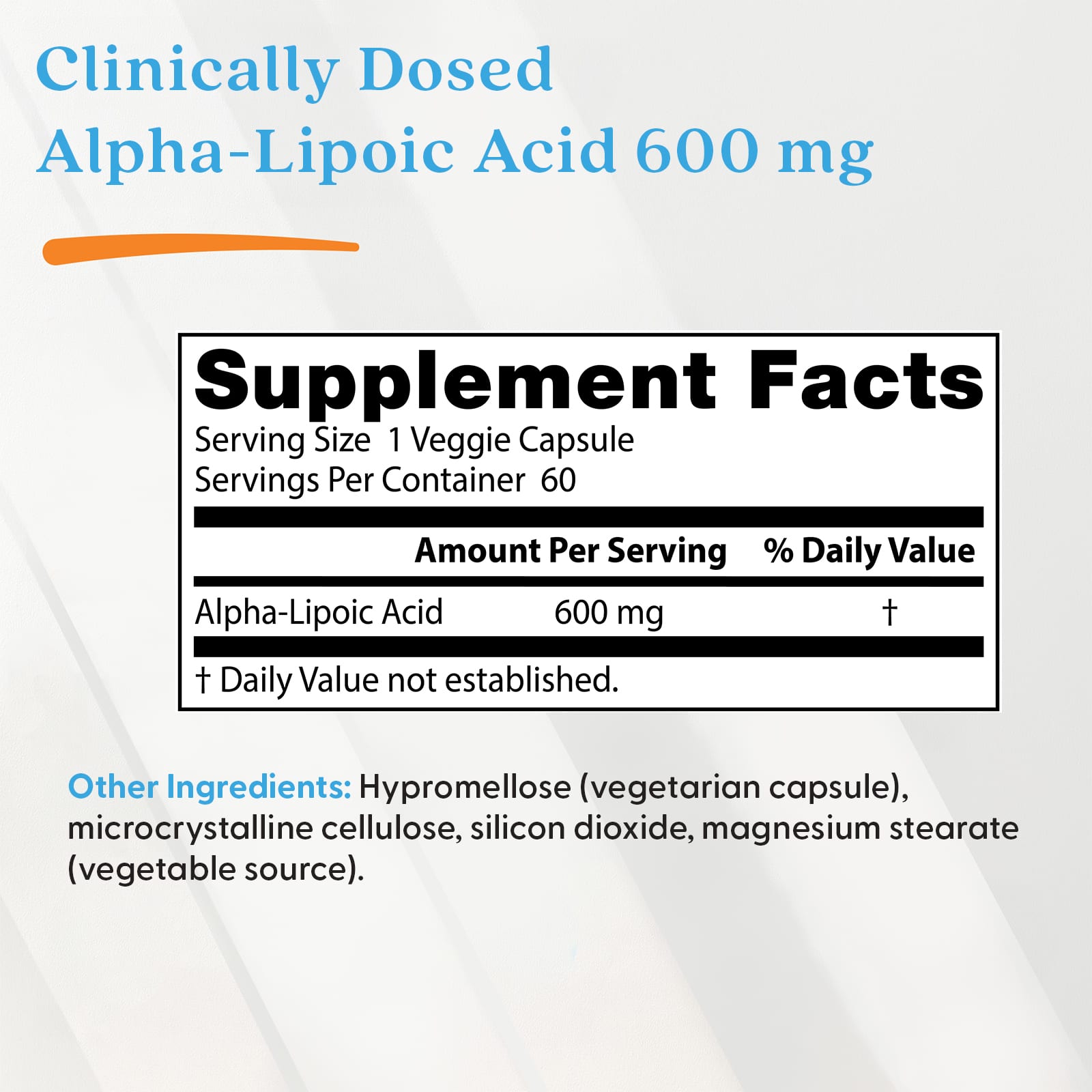 Альфа-липоевая кислота Doctor's Best Alpha-Lipoic Acid 600, 600 мг, 60 растительных капсул — фото 4