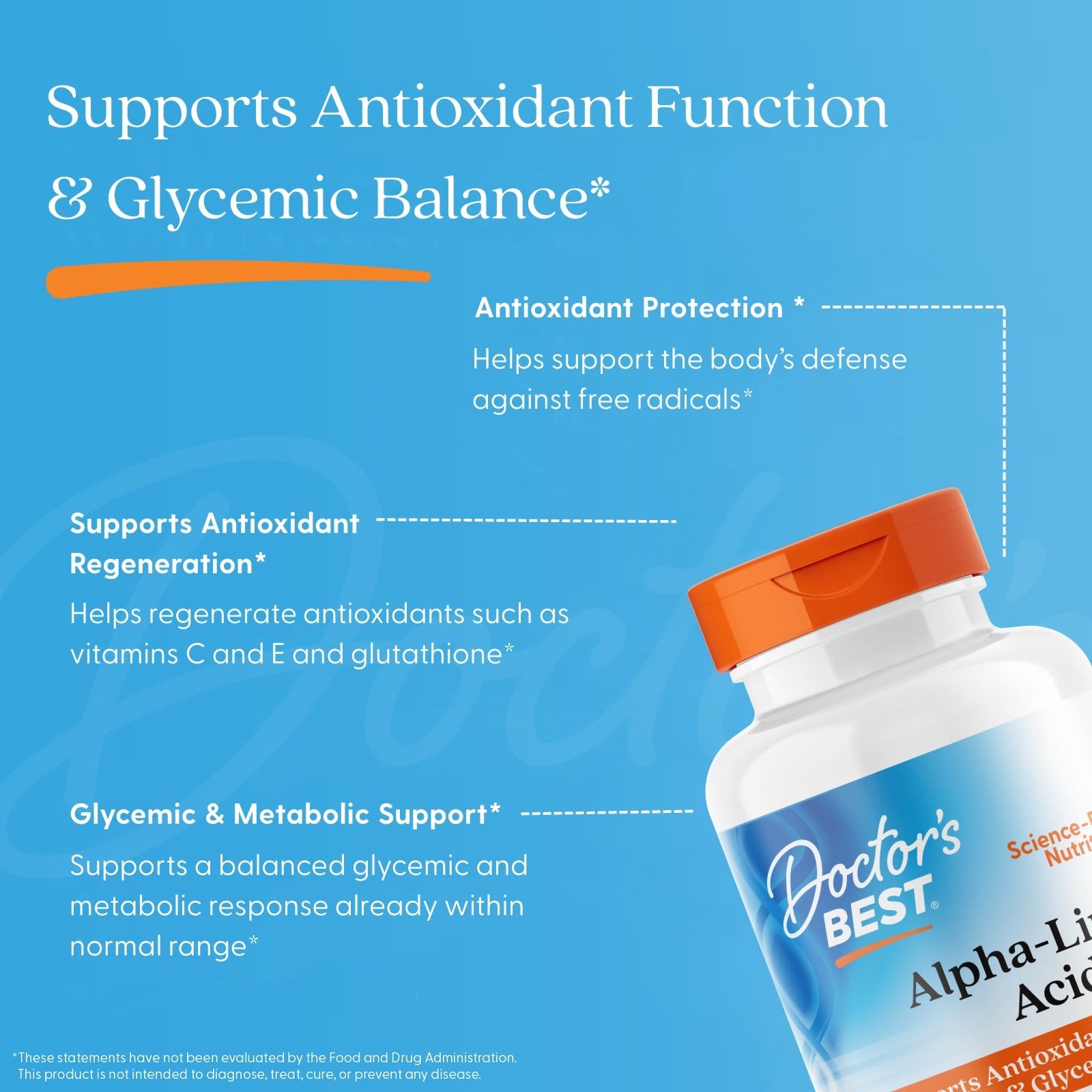 Альфа-липоевая кислота Doctor's Best Alpha-Lipoic Acid 600, 600 мг, 60 растительных капсул — фото 5