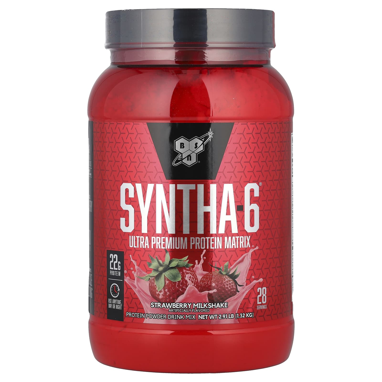 Протеиновый порошок BSN Syntha-6® Ultra Premium Protein Matrix Strawberry Milkshake, 1.32 кг