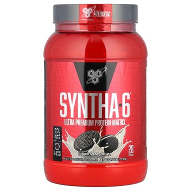 Протеиновый порошок BSN Syntha-6® Ultra Premium Protein Matrix Cookies & Cream, 1.32 кг, крем