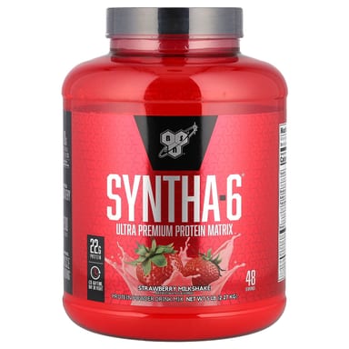Протеиновый порошок BSN Syntha-6® Ultra Premium Protein Matrix Strawberry Milkshake, 2.27 кг