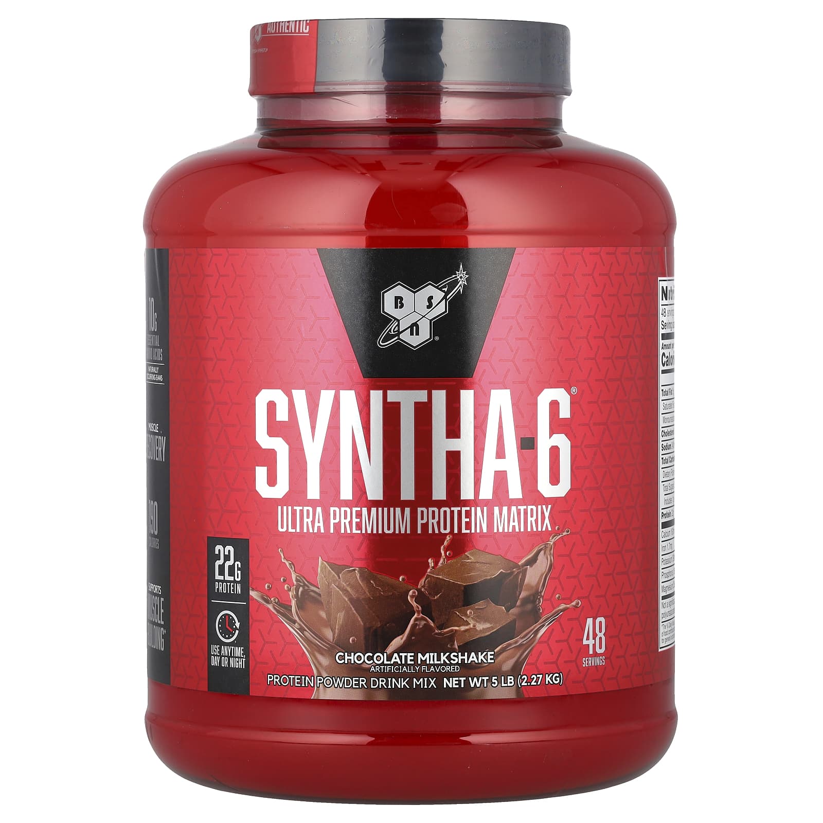 Шоколад BSN Syntha-6® Ultra Premium Protein Matrix Milkshake, 2.27 кг