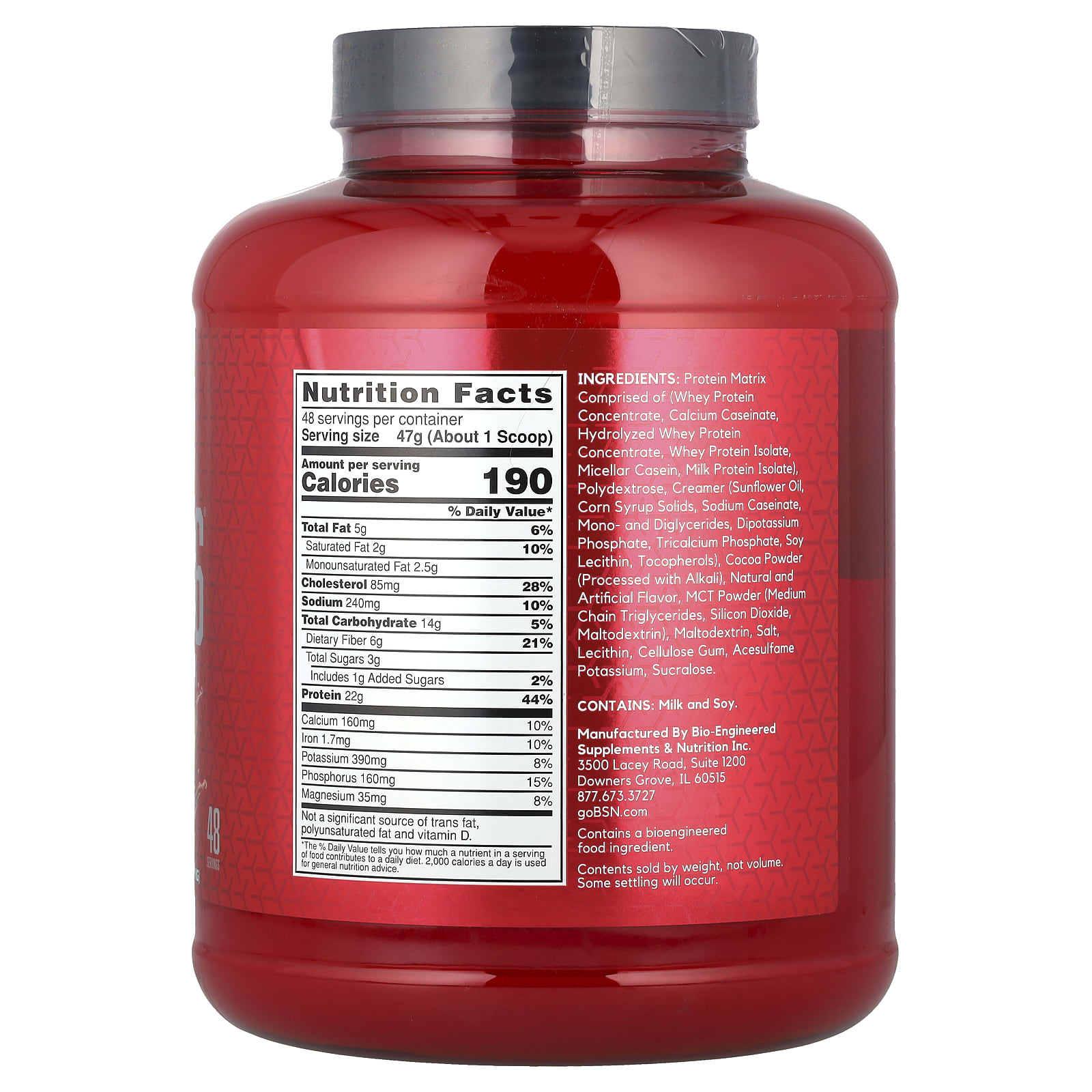 Шоколад BSN Syntha-6® Ultra Premium Protein Matrix Milkshake, 2.27 кг — фото 2