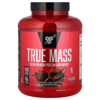 Шоколад BSN True-Mass® Ultra Premium Protein/Carb Matrix Milkshake, 2.64 кг