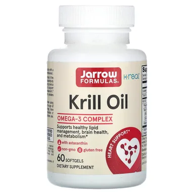 Фото товара: Масло криля Jarrow Formulas, 60 мягких капсул
